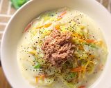 シーチキンと白菜のミルクパスタ作り方9写真