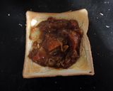 余ったカレーで、ピザ風カレー食パン作り方3写真