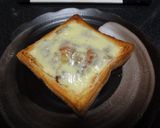 余ったカレーで、ピザ風カレー食パン作り方5写真