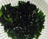 胡瓜とワカメの酢の物❤️梅肉入り作り方2写真