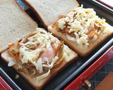 ★リメイク3　朝食はきんぴらホットサンド作り方3写真