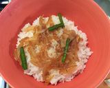 簡単美味しいランチ♪豚ロースステーキ丼！作り方5写真