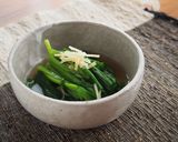 ニラのおひたし・簡単！時短！おつまみ作り方4写真