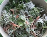 七草かきあげ~うどんに添えて~作り方4写真