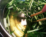 簡単！水菜と唐揚げのみぞれ煮作り方4写真
