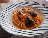 なすとツナのトマトクリームパスタ・簡単！作り方5写真