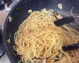 牡蠣の和風ペペロンチーノパスタ作り方5写真