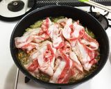 〆は卵スープ♫ 野菜たっぷり豚しゃぶ鍋作り方5写真