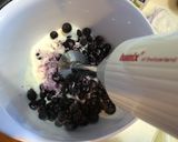 ブルーベリームース！混ぜて冷やすだけ！作り方2写真