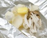 ほっくり♪ゆり根のホイル焼き◇バター醤油作り方5写真