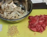 ゴボウと牛肉の炒り煮~甘辛風~作り方2写真
