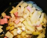 紅白で華やか♪かまぼこと玉ねぎのスープ作り方2写真