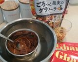 フルーツグラノーラでチョコクランチ☆作り方1写真