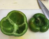 パプリカのミートソース詰め オーブン焼き作り方2写真