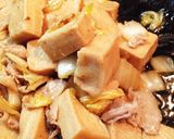 旨味じゅわっ☆高野豆腐と白菜のあんかけ煮作り方5写真