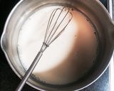 勝手に2層の抹茶豆乳&あずきプリン作り方2写真