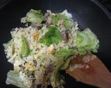 胡麻とねぎ香る!絶品レタスチャーハン!作り方7写真