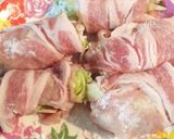 お餅消費に☆もちーずレタスの豚肉巻き作り方2写真