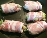 お餅消費に☆もちーずレタスの豚肉巻き作り方4写真