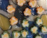 三色卵 お花形作り方8写真