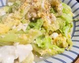 【包丁いらず】キャベツと豆腐の卵とじ作り方4写真