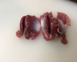 男が料理！砂肝の醤油煮作り方1写真