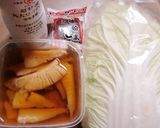 おせちの数の子をリメイク、白菜の昆布漬け作り方1写真