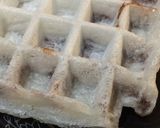 余ったよもぎ(玄米)餅でおやつ★モッフル作り方4写真