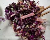 紫白菜（白菜）のサラダ作り方6写真
