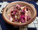 紫白菜（白菜）のサラダ作り方7写真