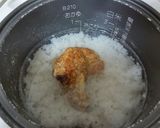 ✨ケンタ✨を残り御飯のジャーにポン❗作り方2写真