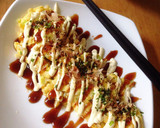 簡単★キャベツとネギのお好み焼き風卵焼き作り方3写真
