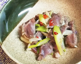 おつまみに簡単♪砂肝と長ねぎの香味炒め作り方6写真