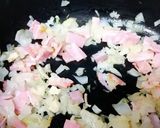 餅消費♡切り餅入りトロりんチーズリゾット作り方4写真