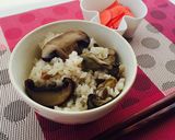 牡蠣とマッシュルームの炊き込みご飯♪作り方5写真