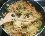 冷凍厚揚げでガパオライス！作り方5写真