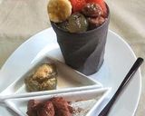 ココアのわらび餅パフェ作り方3写真