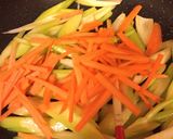 セロリとれんこんのきんぴら作り方3写真