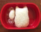キャラ弁☆招き猫ちゃん☆お正月弁当☆作り方1写真