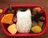 キャラ弁☆招き猫ちゃん☆お正月弁当☆作り方2写真