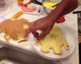 ミニオンのケーキ☆誕生日☆Xmas☆作り方7写真
