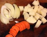 お弁当に♫牛薄切りのカレー炒め☆作り方1写真