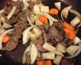 お弁当に♫牛薄切りのカレー炒め☆作り方4写真