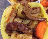 お弁当に♫牛薄切りのカレー炒め☆作り方5写真