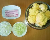 糖質オフ☆カリフラワーのポタージュ☆作り方1写真