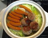 土鍋でソーセージと肉団子のポトフ作り方4写真