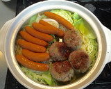 土鍋でソーセージと肉団子のポトフ作り方4写真