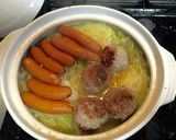 土鍋でソーセージと肉団子のポトフ作り方5写真