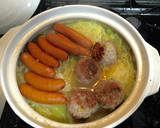 土鍋でソーセージと肉団子のポトフ作り方5写真