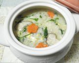 酒かす雑炊☆白味噌仕立て～柚子胡椒風味作り方7写真